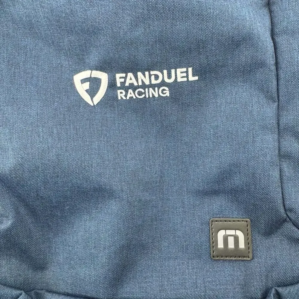 TravisMathew Duration Backpack in Navy with FanDuel Racing Logo